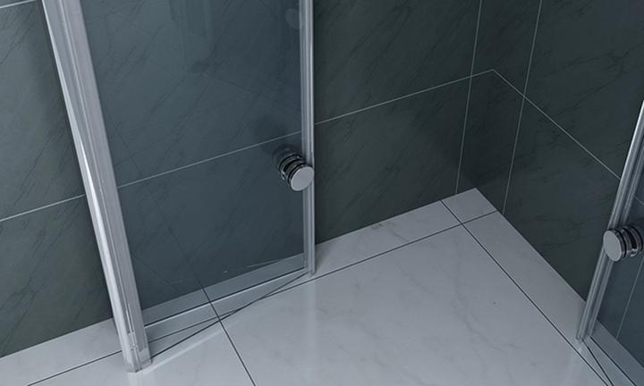 Immagine prodotto Jet-Line Doccia pieghevole 100x100x200cm in vetro trasparente (95 cm, 95 cm, 200 cm)