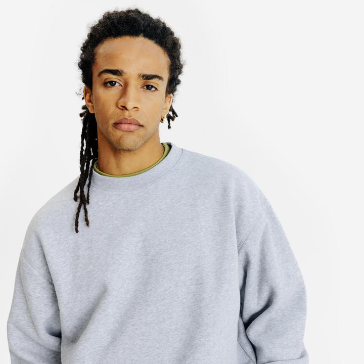 Produktbild Decathlon Sweatshirt Herren Rundhals Uebergrösse Baumwolle (S)