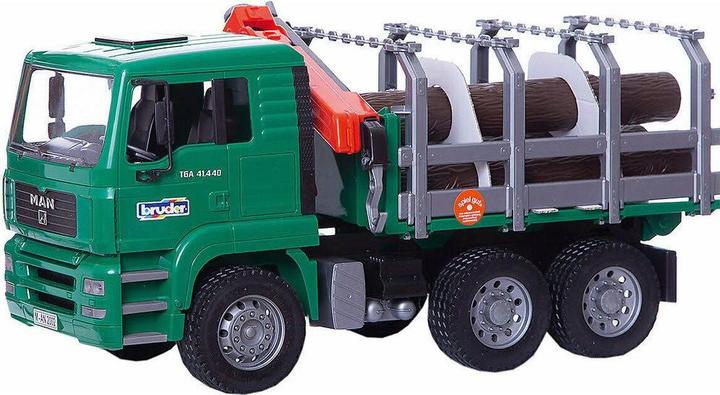 Actual product image Bruder Man timber transport truck with loading crane