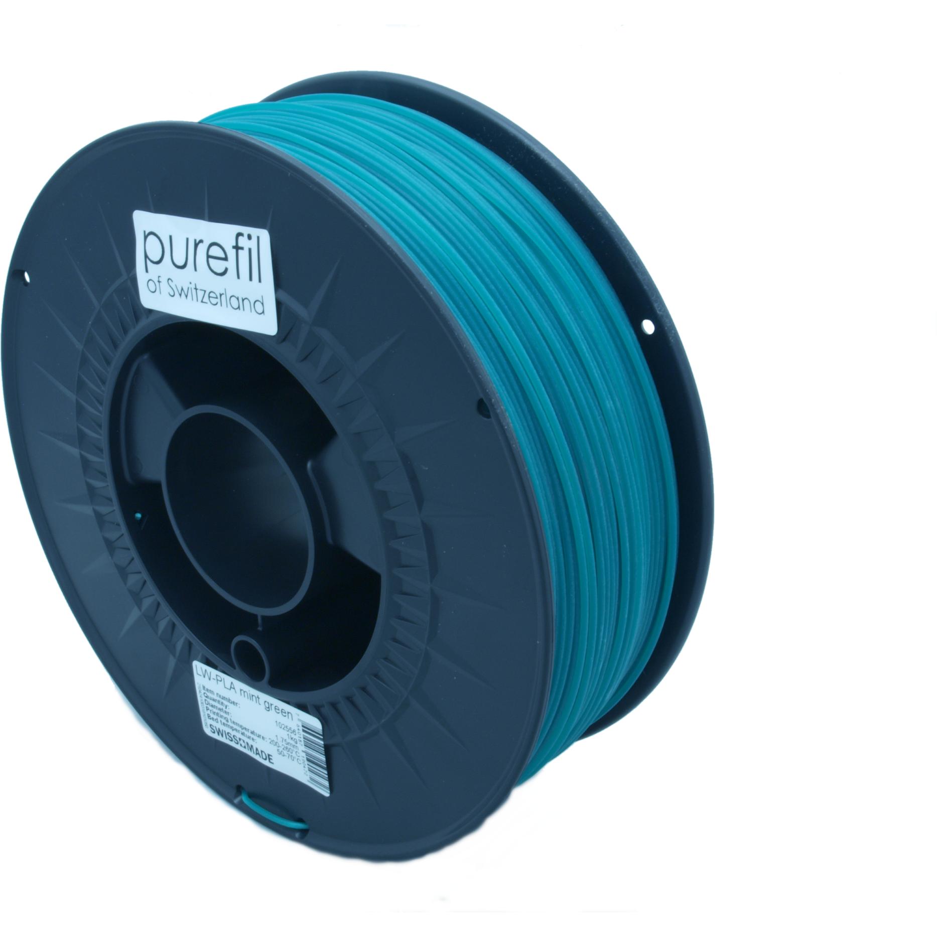Thumbnail - Purefil LW-PLA Filament (1.75 mm, 1000 g, Grün), 3D Filament, Grün