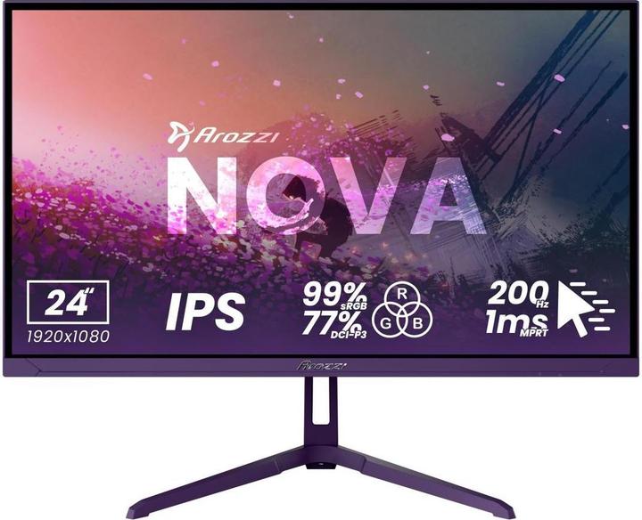 Image du produit Arozzi TFT Nova 24" IPS 200Hz lila (1920 x 1080 pixels, 23.80")