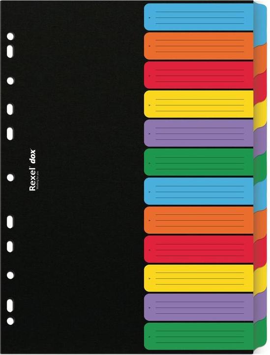 Rexel D26612 Interpack Expandierbare Aktentasche Schwarz, Mehrfarbig