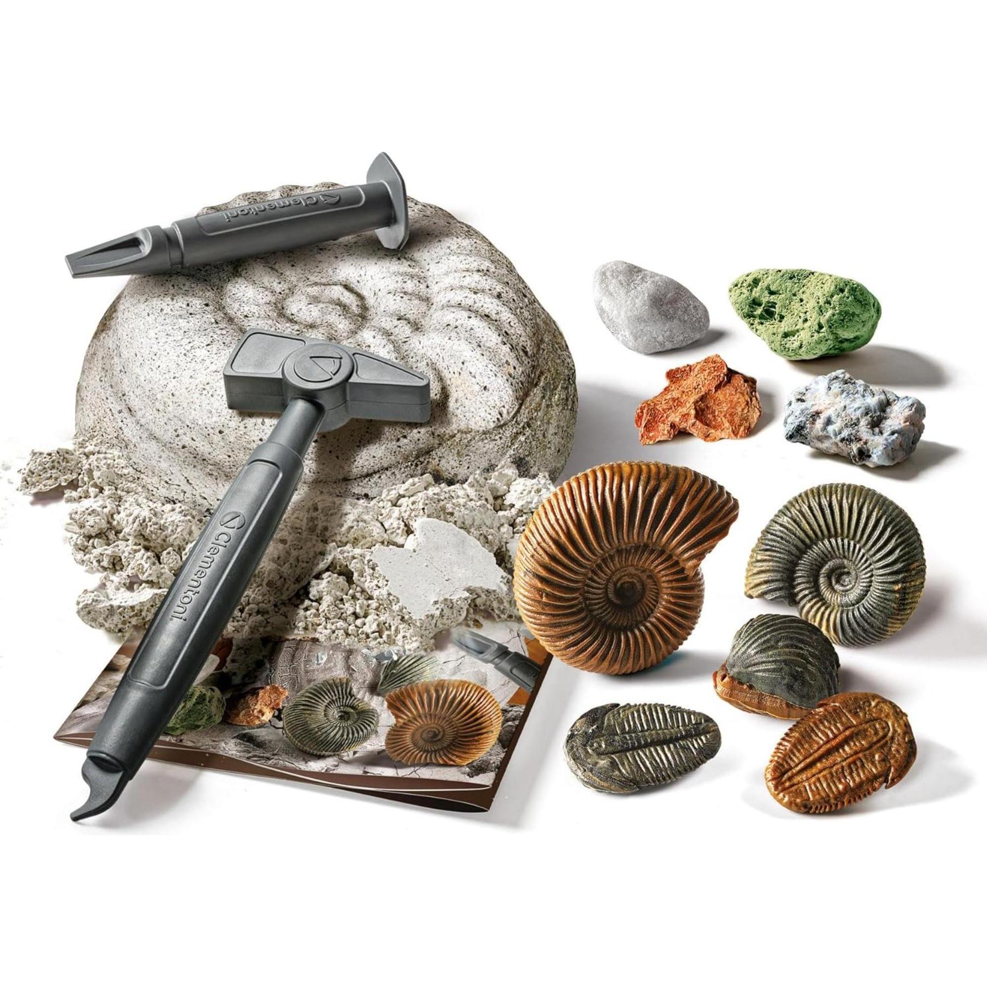 Thumbnail - Clementoni Scienza Lab Minerali Kit Fossils for Digging, Rocks, Science Game 6 Years, Paleontology
