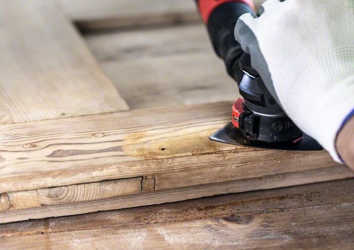 Produktbild Bosch Professional Zubehör EXPERT Sanding Plate AVZ 90 RT10 Blatt für Multifunktionswerkzeuge, 90 mm (100)