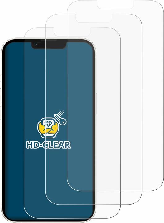 Produktbild BROTECT Schutzfolie Displayschutz Klar (6 Stück, Apple iPhone 13)