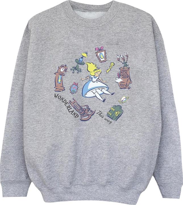 Immagine prodotto Disney Felpa da ragazzo Alice in Wonderland Falling (128)