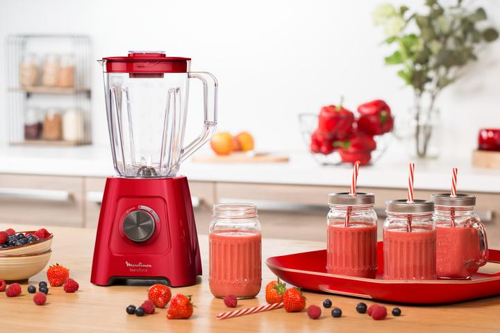 Produktbild Moulinex Blendforce 2 LM420510 - Blender - Rood (550 W)