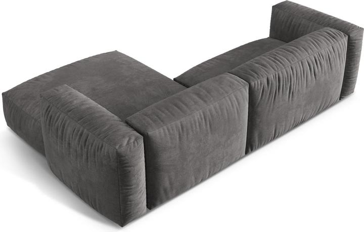 Image du produit Micadoni Canapé D'Angle Droit Modulaire, "Martina", 2 Places, 283x176x75 Fabriqué en Europe (Canapé modulaire, Canapé d'angle)