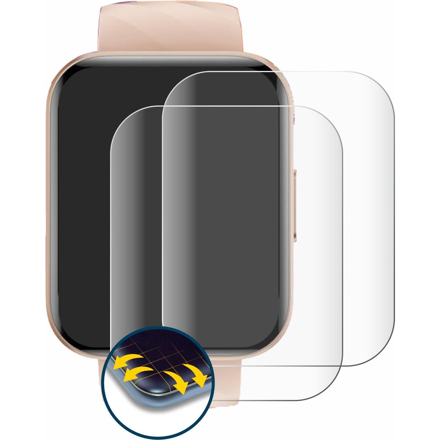 Thumbnail - BROTECT Full-Cover Displayschutz, Smartwatch Schutzfolie, Transparent
