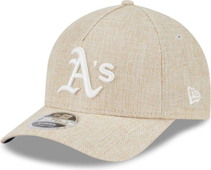 Produktbild New Era 9Forty M-Crown Cap - Weave Oakland Athletics Beige (M)