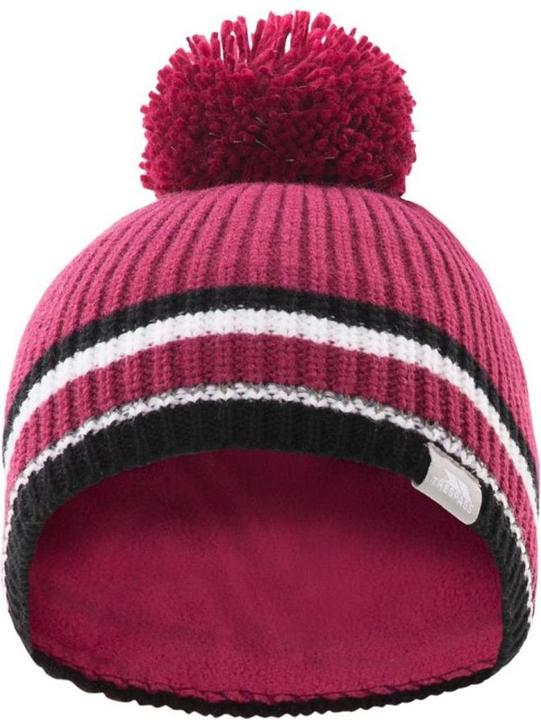 Actual product image Trespass LIT children's pom pom cap with reflective effect