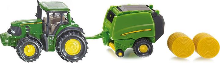 Siku 1665 John Deere con rotopressa