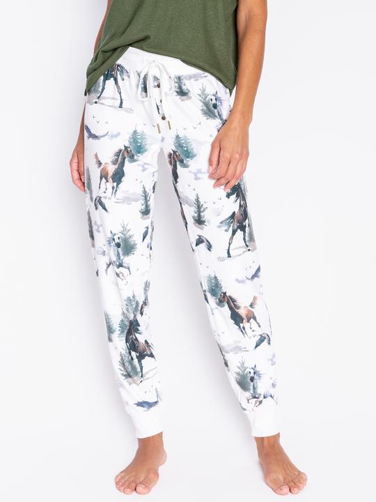 Produktbild Pj Salvage Pyjama Unterteil weiss/klein gemustert (XS)