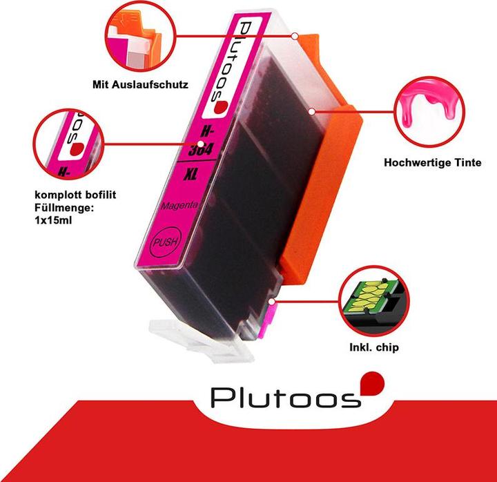 Actual product image Plutoos HP 364XL (C, M, Y, BK)