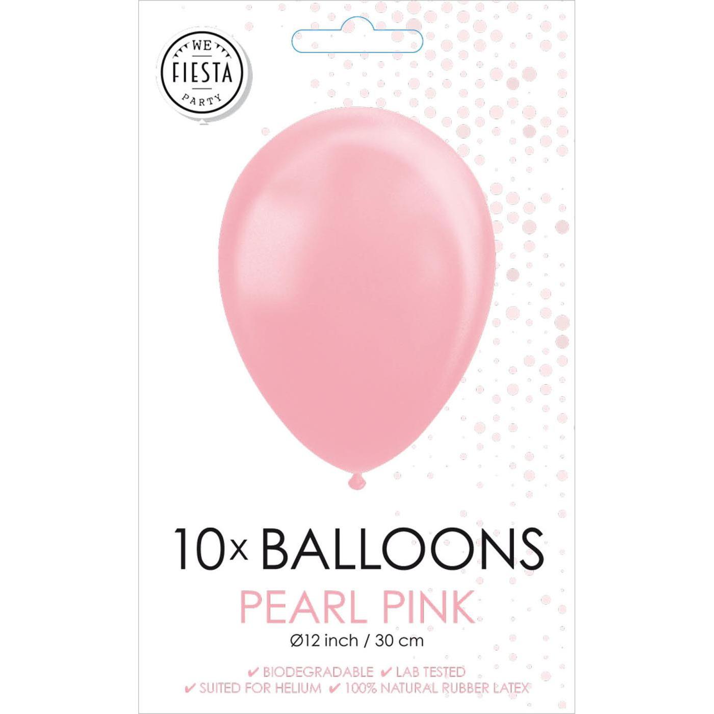 Thumbnail - Globos Luftballons Perlrosa 30cm, 10Stk.