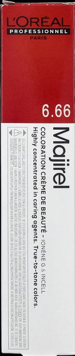 Actual product image L'Oréal Professionnel Majirouge Abs (6.66 dark blonde deep red)