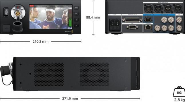 Immagine prodotto Blackmagic Convertitore di fibra da studio (Interruttore video)