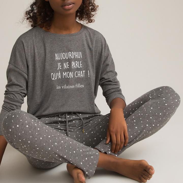 Image du produit La Redoute Collections Pyjama imprimé (W32/L34)