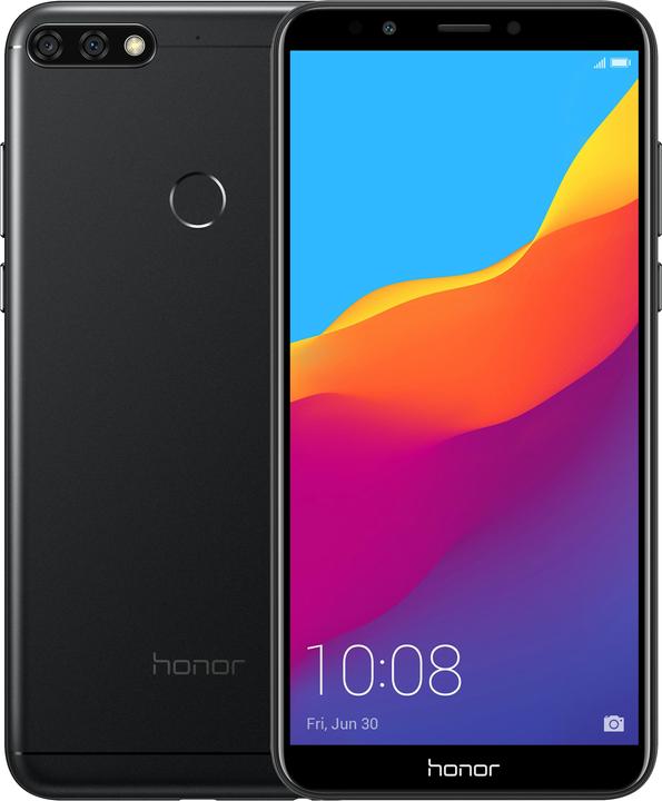Image du produit Honor 7c (32 Go, Noir, 5.99", Double SIM + SD, 4G)