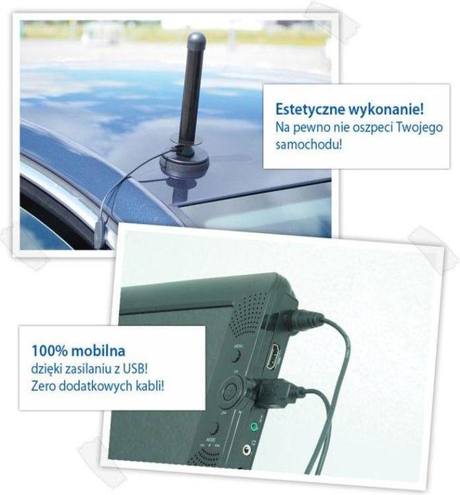 Produktbild Nvox Mistral mi-ant100 ultra-sensitive waterproof active antenna car tv dvb-t with magnetic shoe