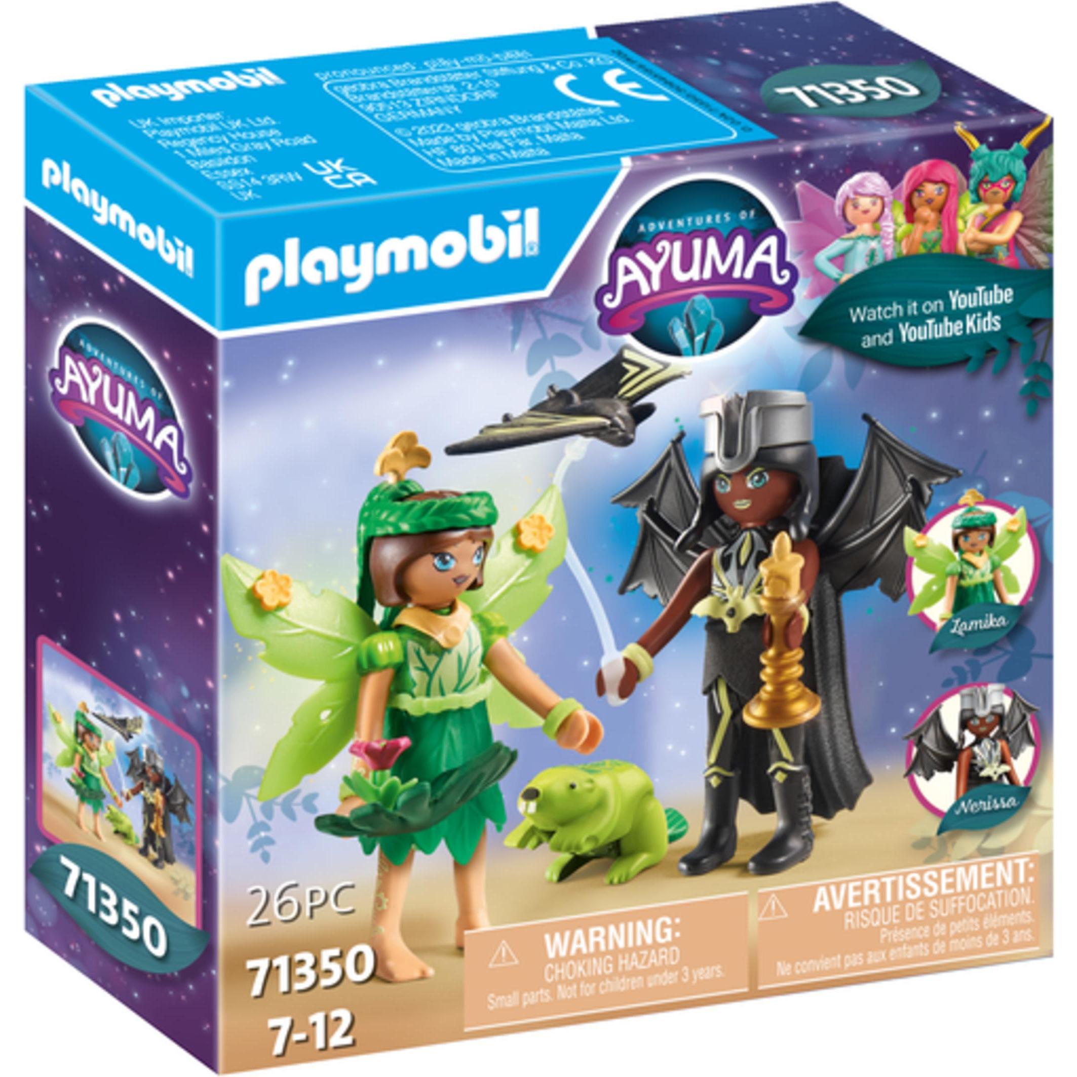 Playmobil Forest Fairy & Bat Fairy mit Seelentieren (71350)