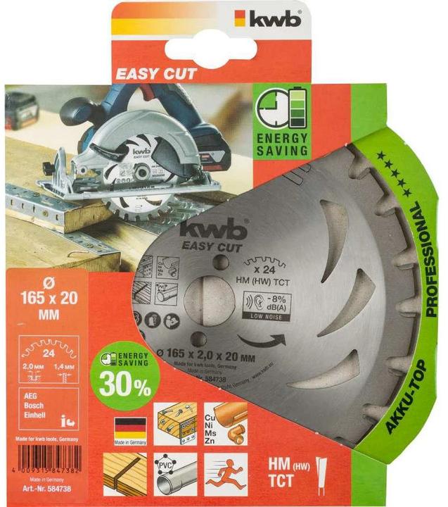 Produktbild kwb Kreissägeblatt