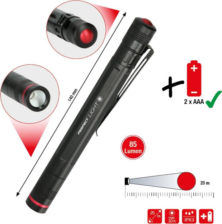 Actual product image KS Tools 150.4370 (14 cm, 85 lm)