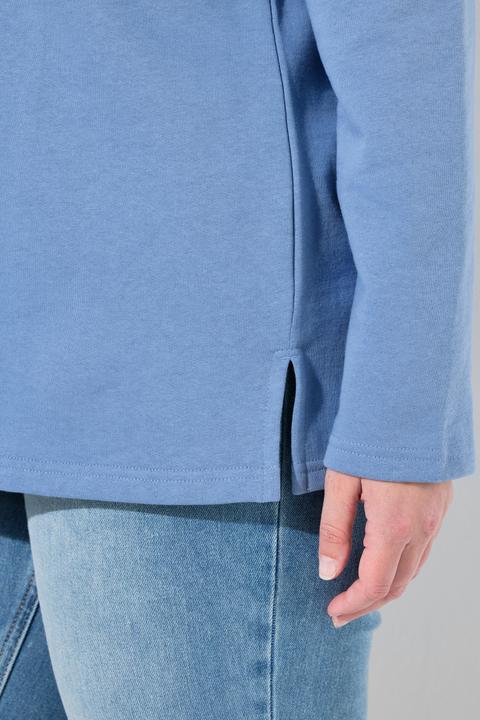 Produktbild Ulla Popken Sweatshirt, Ziernähte, Stehkragen, Langarm (42)