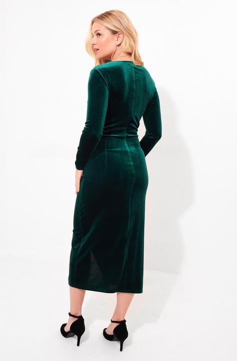 Image du produit Joe Browns Ruched Velour Wrap Dress (44)