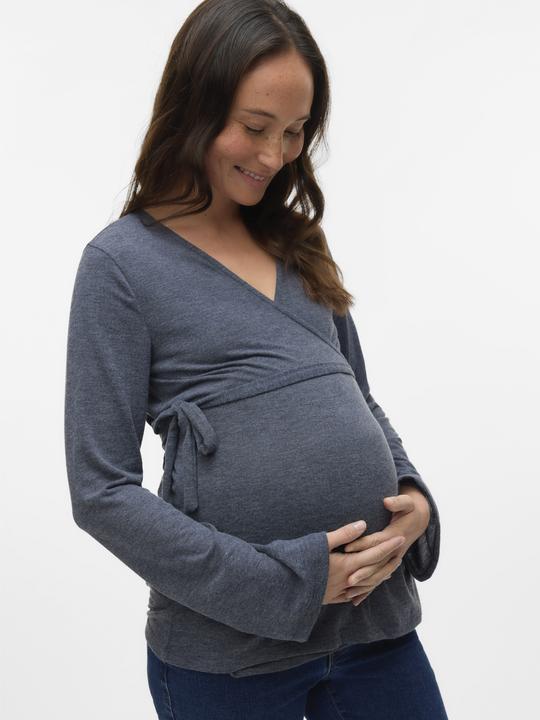Produktbild Mamalicious Normal geschnitten V-Ausschnitt Top Bluse (XXL)