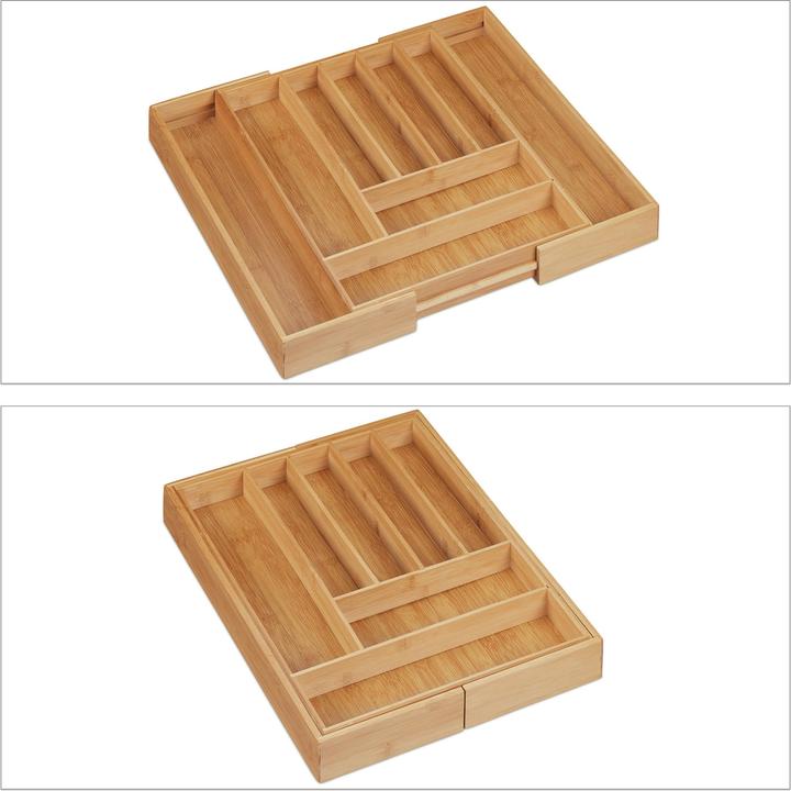 Actual product image Relaxdays Besteckkasten