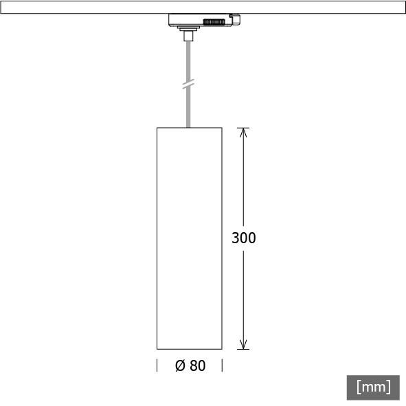 Actual product image LTS Fuzzy-PFUZZY 080.1027.25.2 black080.1027.25.2 Fuzzy pendant lamp (1300 lm)