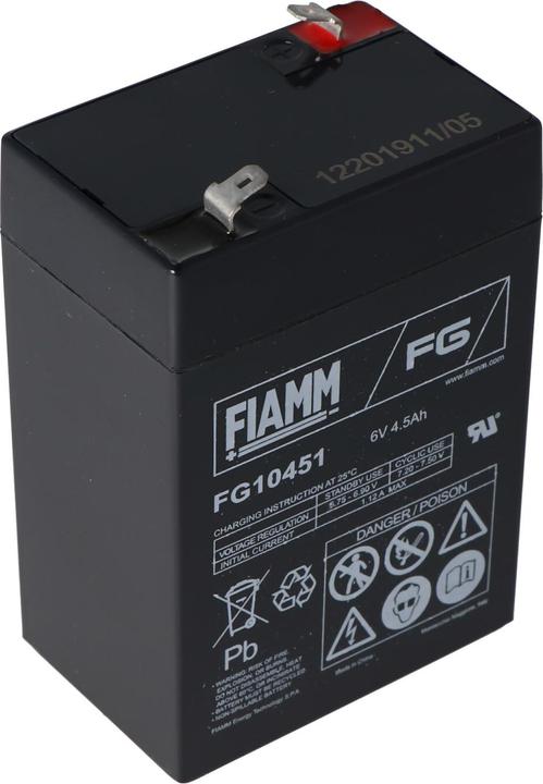 Image du produit Fiamm Batterie pour véhicules Peg Perego 6 Volt (6 V, 4.50 Ah)