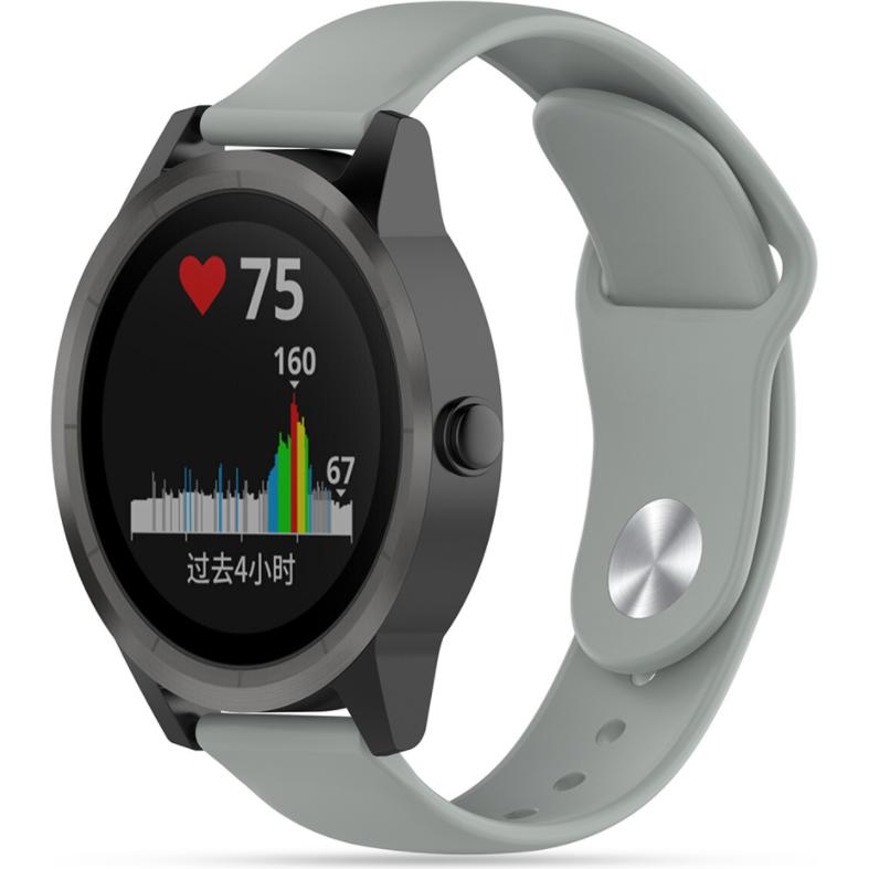 Strap-it Sportband (Silikon, Vivoactive 3), Uhrenarmband, Grau