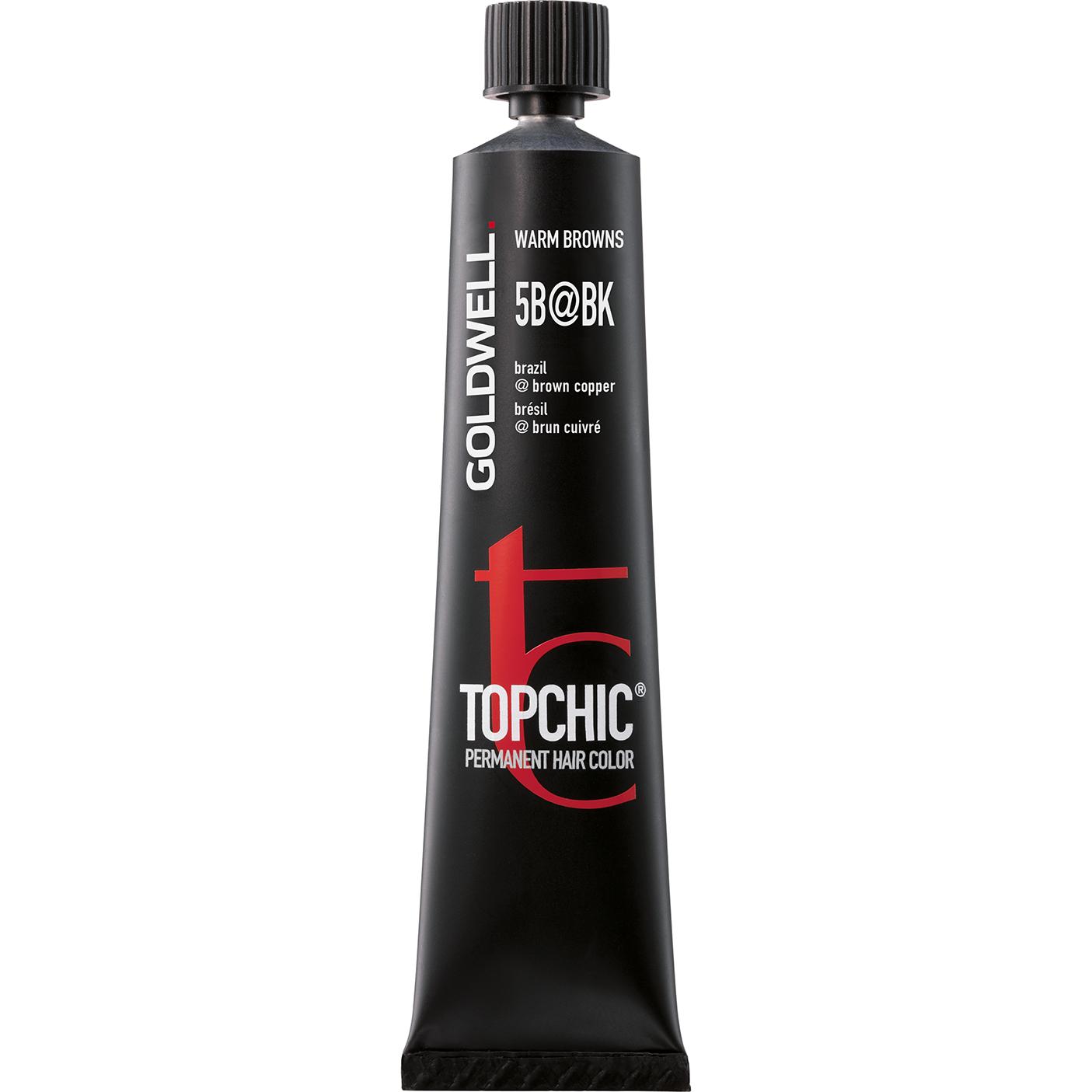 Goldwell, Haarfarbe, Topchic Elumenated (5B@BK brasil elumenated braun kupfer)
