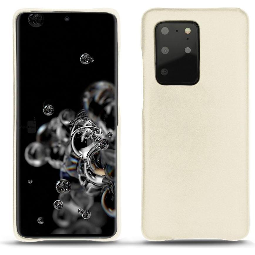 Noreve Lederschutzhülle (Samsung Galaxy S20+ 5G), Smartphone Hülle, Weiss