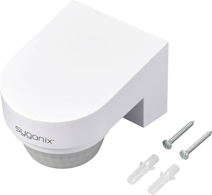 Image du produit Sygonix SY-6733030 Wand, Oberflächenmontage PIR-Bewegungsmelder 240 ° Relais Wei (14 m)