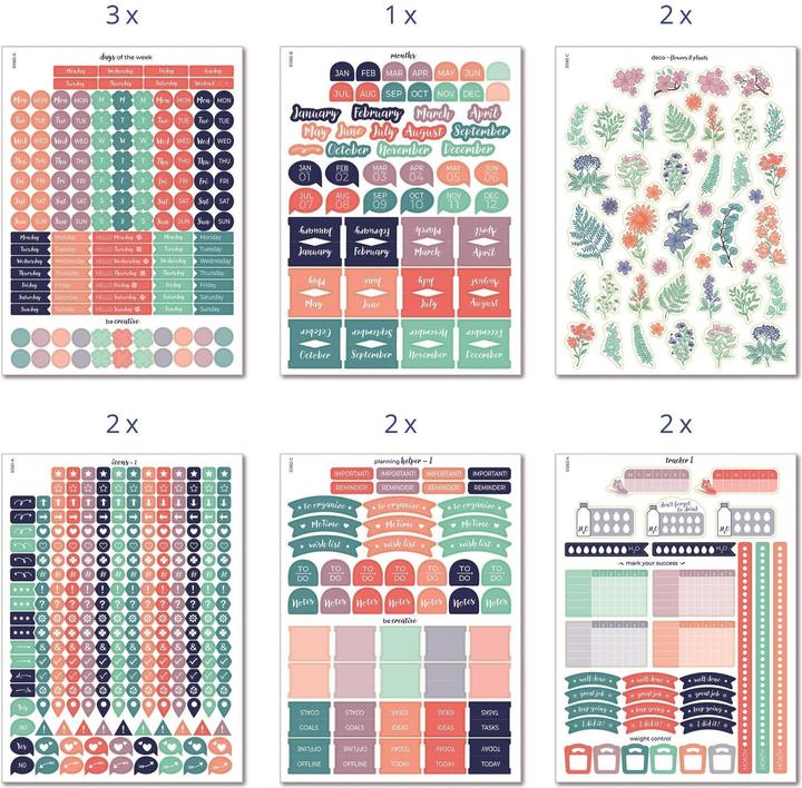 Produktbild Avery ZDesign Planungs-Sticker "STARTER SET"