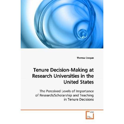 Tenure Decision-Making at Research Universities in the United States, Fachbücher