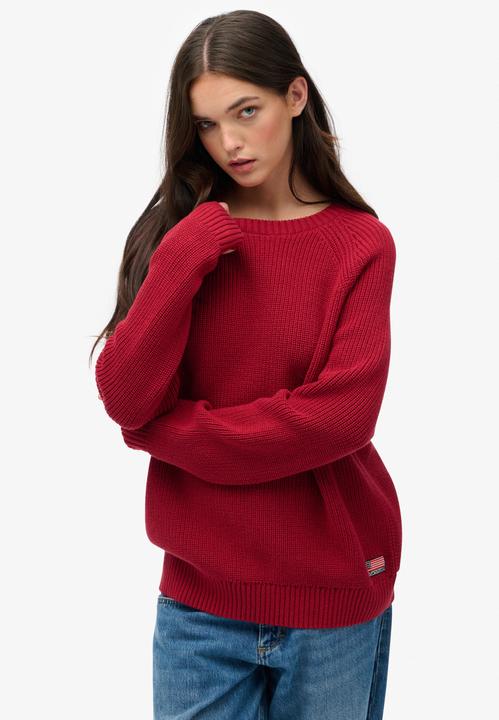 Produktbild Superdry Lässiger Rippstrickpullover für Damen (XL)