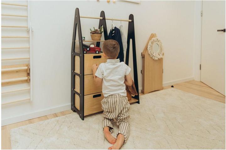Immagine prodotto Duck Woodworks Armadio per bambini con cassetti