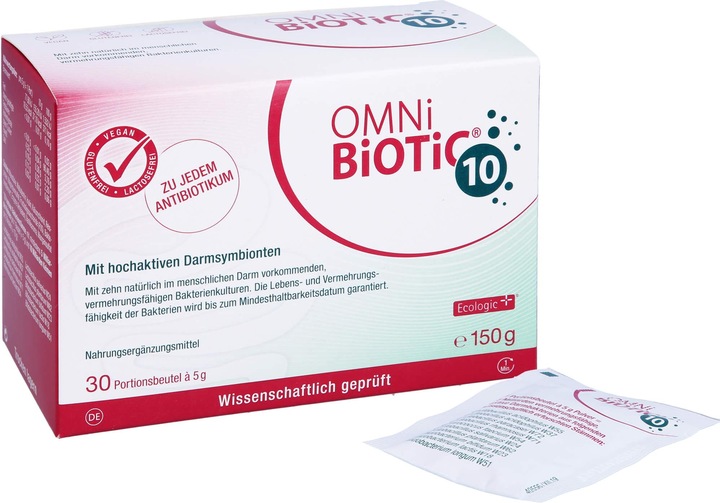 Actual product image AllergoSan Omnibiotic (30 Piece, Beutel, 150 g)