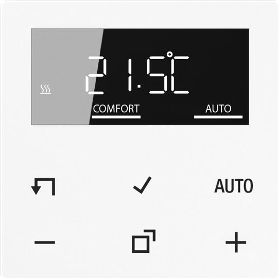 Produktbild JUNG HOME BTA1791SW Raumthermostat-Display