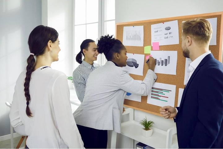 Actual product image Bi-Office Memo Board Earth (Bulletin board, 180 x 120 cm)