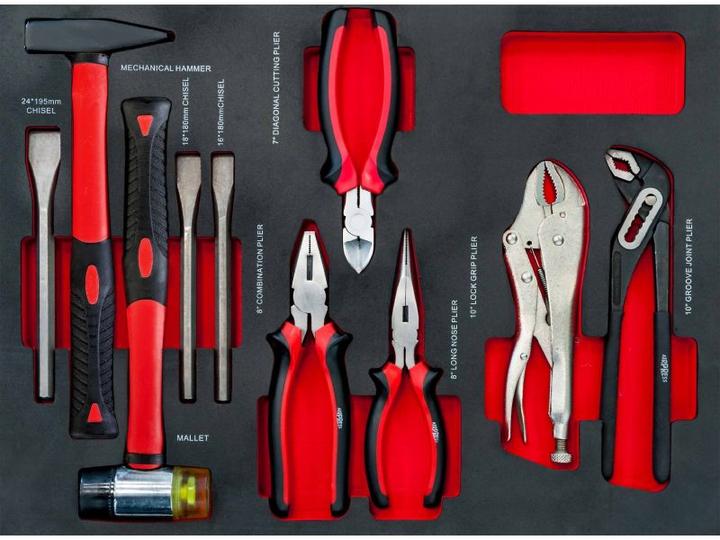 Actual product image Airpress gereedschapswagen gevuld 217-delig (217 x)