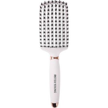 Mohi, Spazzola + Pettine, Sister Young Ovia Hair Brush With Boar Bristles Nude
