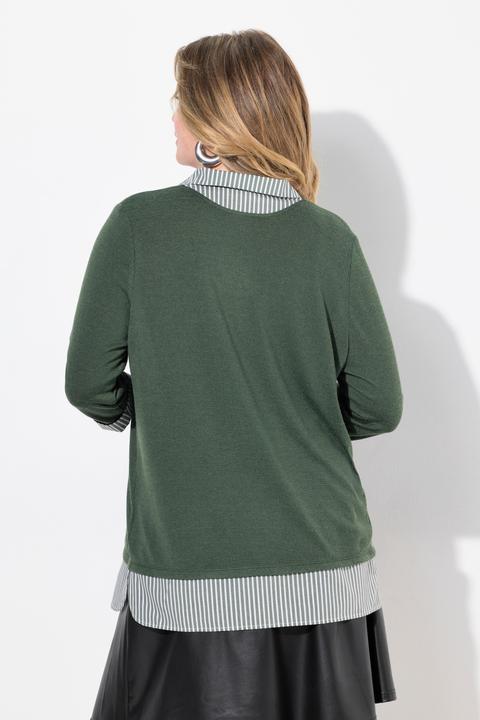 Produktbild Miamoda 2-in-1-Pullover, Lagen-Look, 3/4-Ärmel (54)