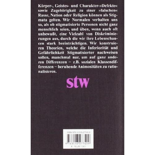 Thumbnail - Stigma, Fachbücher von Erving Goffman