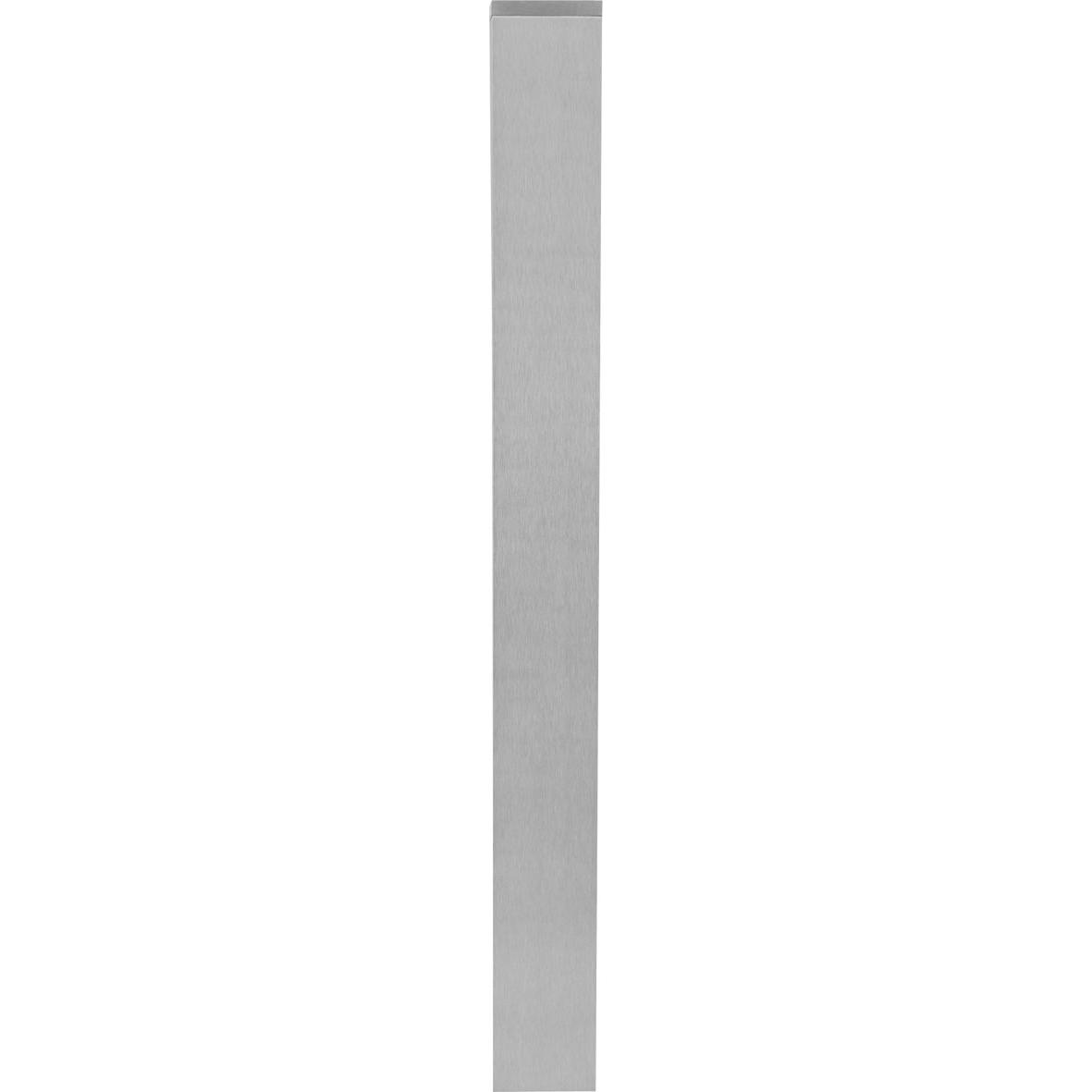 Simausrom, Tischbeine + Tischgestell, Tischfuss 70 x 70 x 720 mm Aluminium Edelstahl-Effekt