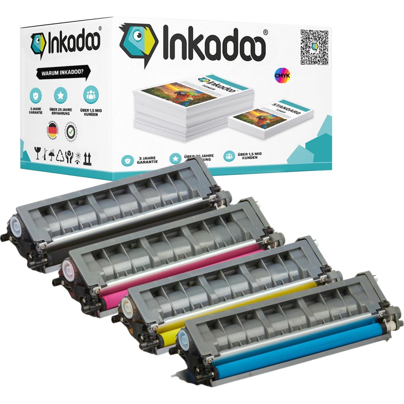 Thumbnail - Inkadoo, Toner, Kompatibel Toner für Brother MFC-9460 CDN (M, C, Y, BK)